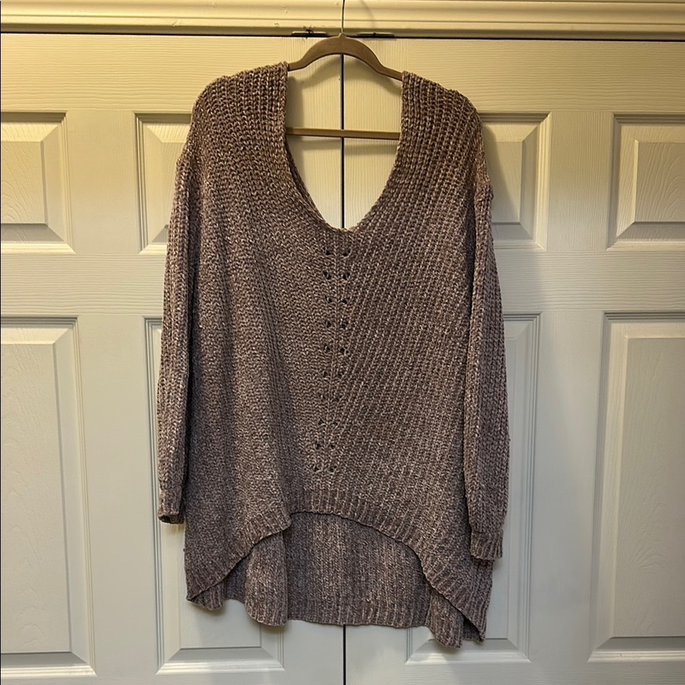 Cozy Brown Knit Sweater
